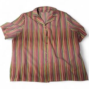 Multicolor Striped Men's Shirt